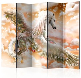 Paravento Pegasus (Orange) II [Room Dividers]