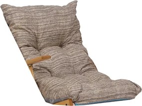 Cuscino imbottito per poltrona relax sdraio o dondolo - Tortora
