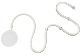 Applique LED moderno Teodor bianco, NOVECENTO bianco naturale