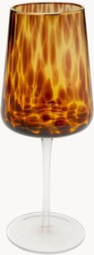 Set di 4 bicchieri da vino rosso fatti a mano Gobi