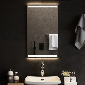 Specchio da Bagno con Luci LED 40x70 cm