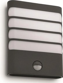 Philips 17274/93/16-LED Lampada da esterno a LED con sensore RACCOON LED/3W/230V IP44