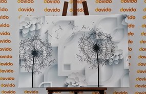 Stampa su tela – Soffione in design moderno