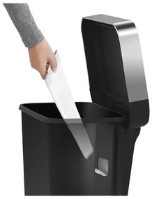 Cestino in plastica a pedale 45 l - simplehuman