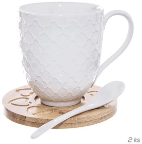 Set di 2 tazze in porcellana da 370 ml Whiteline - Orion