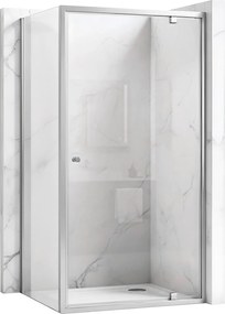 Cabina doccia Rea Primo Swing 80x100 Chrome