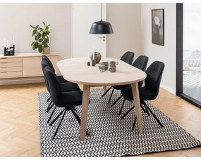 Tavolo da pranzo rotondo pieghevole con piano in rovere ø 120 cm A-Line - Actona