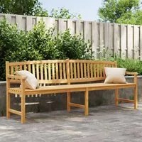 Panca da Giardino 228x59,5x90 cm in Legno Massello di Teakcod mxl 81951