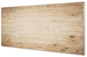 Pannello paraschizzi cucina Nodi tavolato in legno 100x50 cm