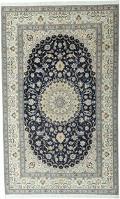 Nain Tappeto persiano 280 x 170 Blu (Iran) Annodato A Mano