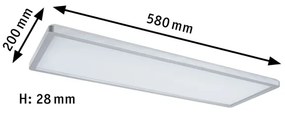 Paulmann 71020 - Pannello LED RGBW 20W dimmerabile ATRIA 230V con telecomando