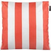 Cuscino divano righe corallo 50x50 cm idrorepellente