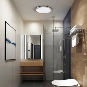 Solight WO825-LED Plafoniera da bagno ACATE 18W/230V 3000/4000/6000K Ø 22 cm IP54