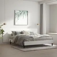 Testiera Letto Bianco Lucido 240x1,5x80cm Legno Ingegnerizzato cod mxl 52950