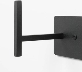 Attaccapanni da parete nero in metallo 64 cm Chapman – Spinder Design