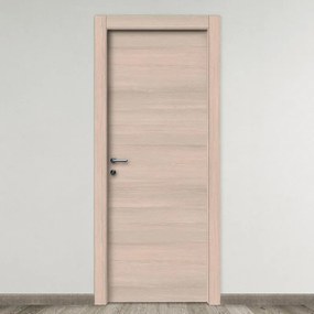 Porta interna a battente Bexar in legno rivestito melamina colore larice, L 80 x H 210 cm, apertura reversibile