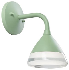 Applique LED classico da esterno Graal verde, SOVIL IP54 bianco naturale