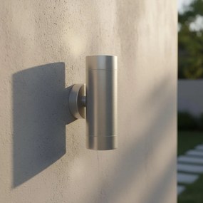 Applique Cilindrica Bidirezionale IP65 GU10 Inox Colore Inox