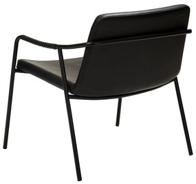 Poltrona in similpelle nera Boto - DAN-FORM Denmark