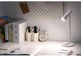 Immax 08990L - Lampada da tavolo LED dimmerabile con Qi di ricarica TIT LED/12W/230V bianco