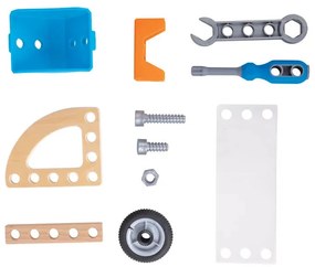 Giovane inventore - Costruisci la tua auto - 37 pezzi