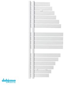 Lazzarini "Spinnaker" Termoarredo Scaldasalviette Bianco Opaco 1460X547 Interasse 50