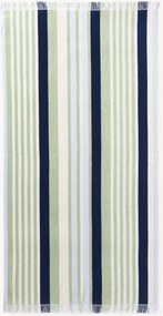 Telo mare a righe con bordi sfrangiati Miri