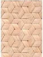 Rebel Walls Carta da parati panoramica Birch Bark Braids - Wooden