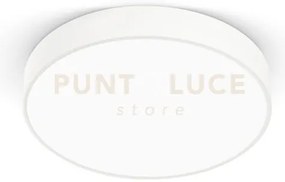 Gpl302c- plafoniera in alluminio bianca a led 3000k 4949lm 60w d.60cm