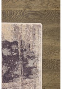 Tappeto in lana grigio crema 200x300 cm Lissey - Agnella