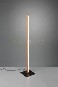 Bellari piantana led 20w 2300lm, 3000k legno naturale con dimmerazi...