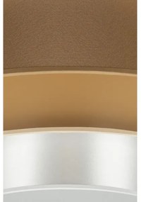 Duolla - Plafoniera LED LUNETA LED/26W/230V diametro 60 cm 4000K marrone/oro