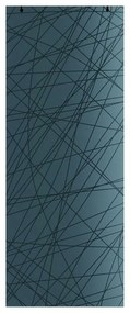 Anta per porta scorrevole esterno muro Armonia fumè in vetro fumé, L 76 x H 215 cm spessore 8 mm, apertura reversibile