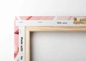 Quadro su tela – Gerbera in esagono