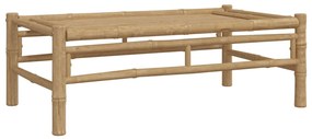 Tavolino da giardino 100x55x33 cm in bambù