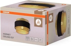 Osram - Plafoniera DECOR HORNET 1xE27/10W/230V Ø 30 cm nero/oro