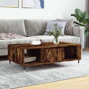 Tavolino Da Salotto Rovere Fumo 104x60x35 Cm Legno Multistrato /