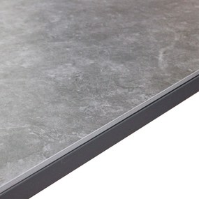 CASCADA - salotto outdoor con struttura in alluminio grigio chiaro, antracite o naturale