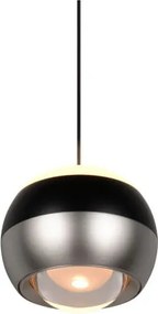 Lampadario LED nero e argentato ø 15,5 cm Orbit – Trio Select