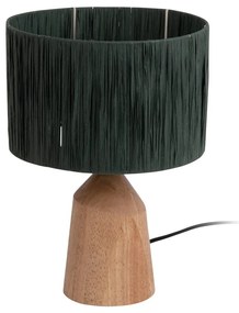 Lampada da tavolo nera con paralume in carta (altezza 35,5 cm) Sheer Trapeze - Leitmotiv