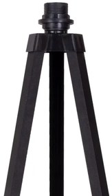 Duolla - Lampada con piedistallo DUO 1xE27/60W/230V diametro 44 cm nero/wenge