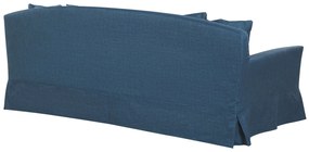Fodera color blu marino per divano a 3 posti GILJA Beliani