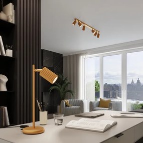 Sollux SL.1567 - Lampada da tavolo KARBON 1xGU10/10W/230V oro