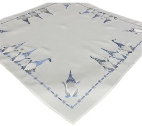 Tovaglia natalizia con ricamo blu degli elfi Šířka: 85 cm | Délka: 85 cm