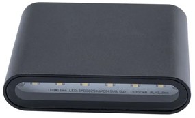 Applique a LED da esterno FLOW 2xLED/3W/230V IP54 nero