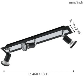 Eglo 94965 - Faretto LED SARRIA 3xGU10-LED/5W/230V