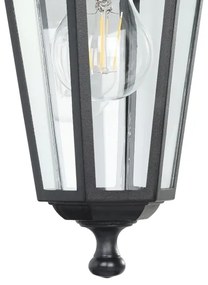 EGLO 22467 - Applique da esterno LATERNA 4 1xE27/60W nero