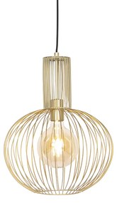 Lampada a sospensione di design oro - Wire Bake