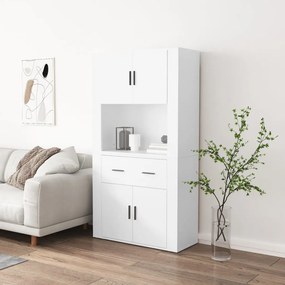 Credenza Bianca İn Legno Multistrato /