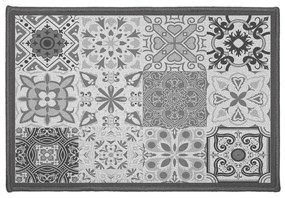 Tappeto grigio lavabile 40x60 cm Persane – douceur d'intérieur